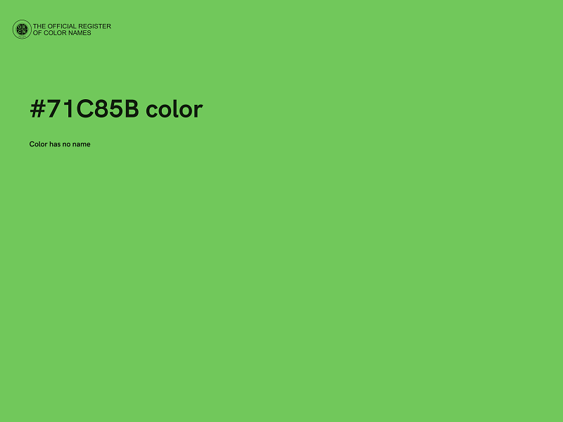 #71C85B color image