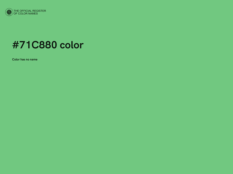 #71C880 color image