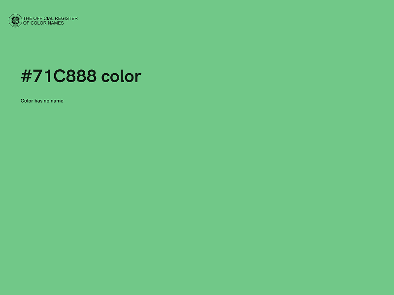 #71C888 color image