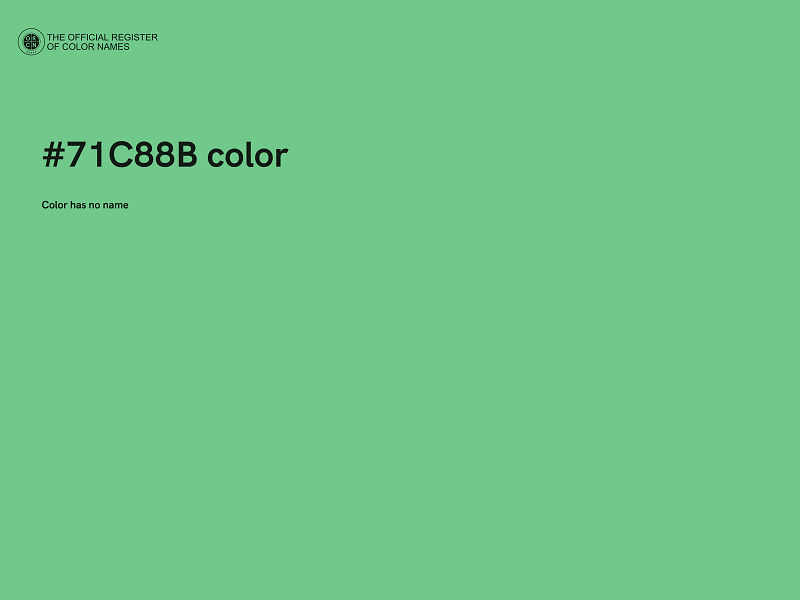 #71C88B color image