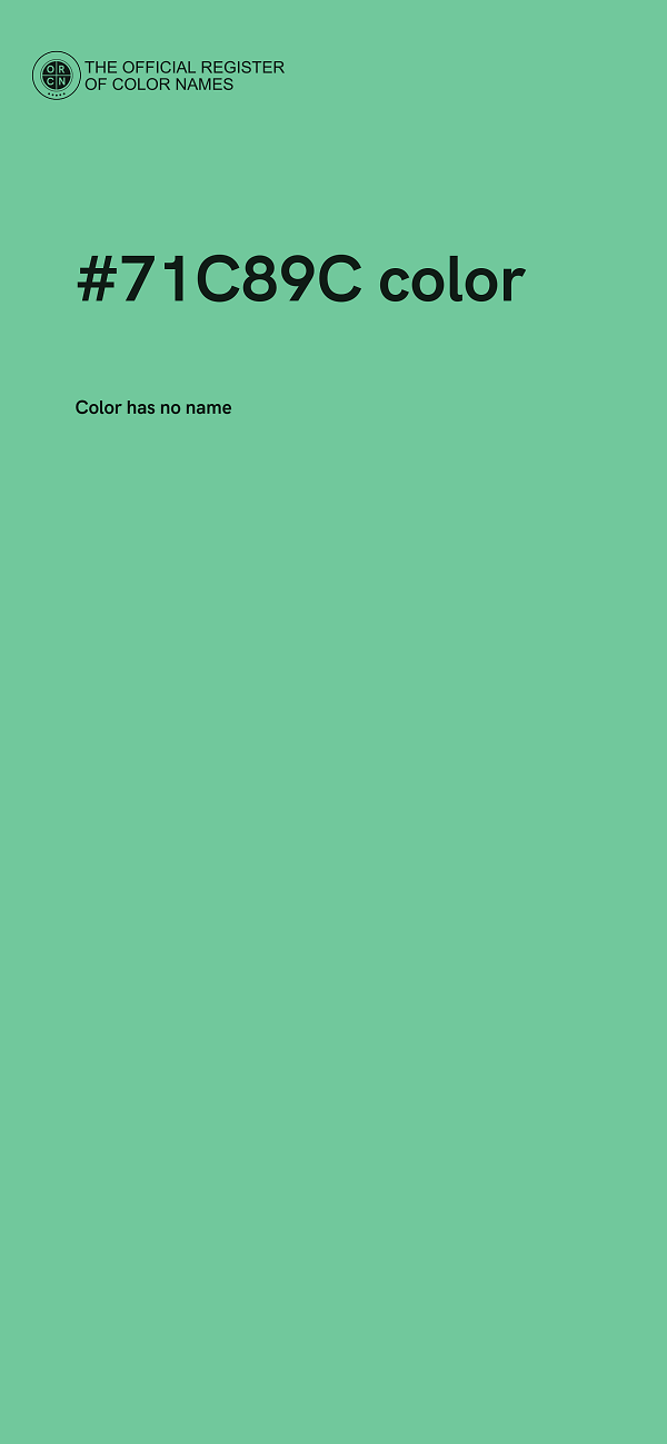 #71C89C color image