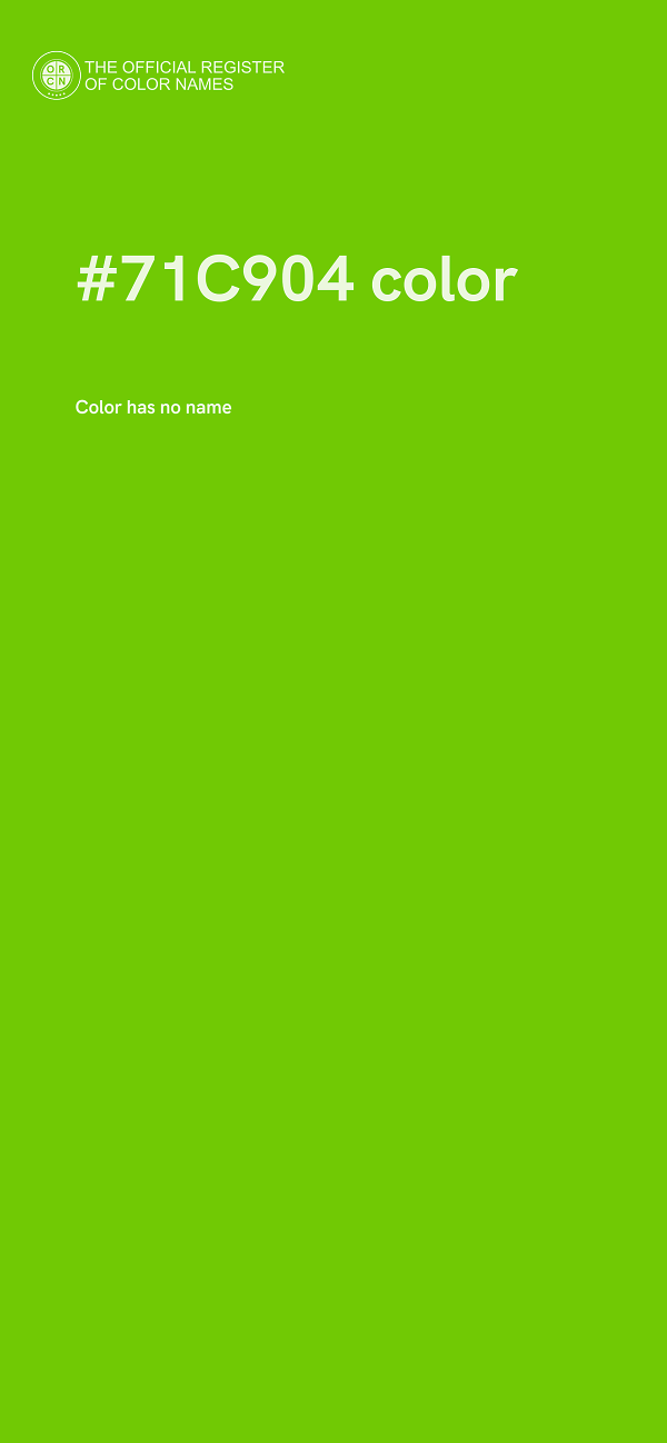 #71C904 color image