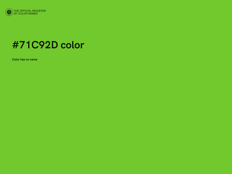 #71C92D color image