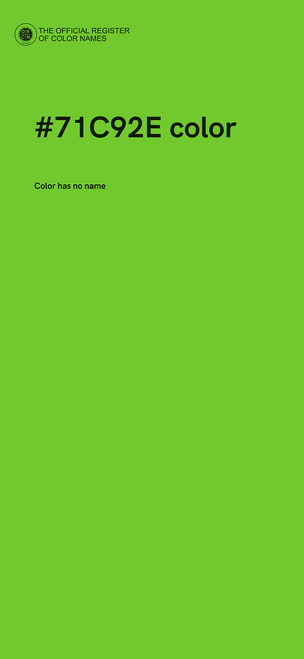 #71C92E color image