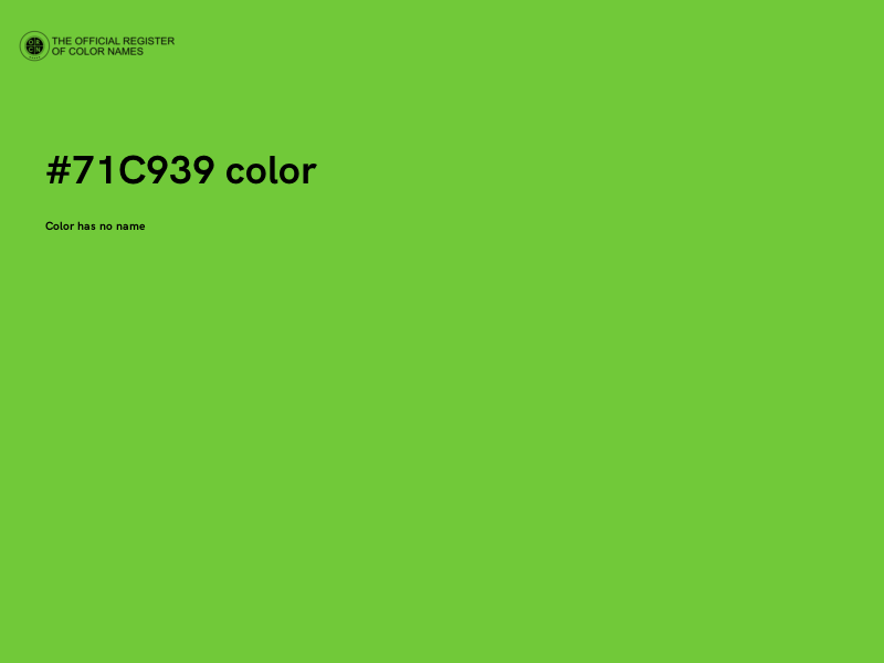 #71C939 color image