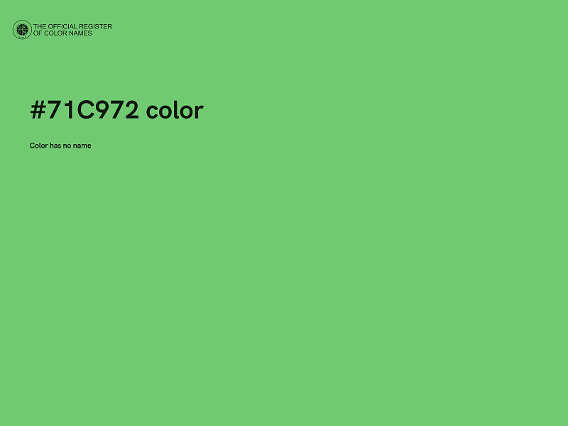 #71C972 color image
