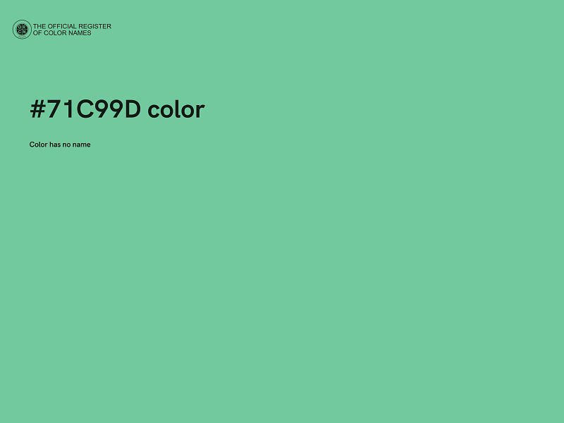#71C99D color image