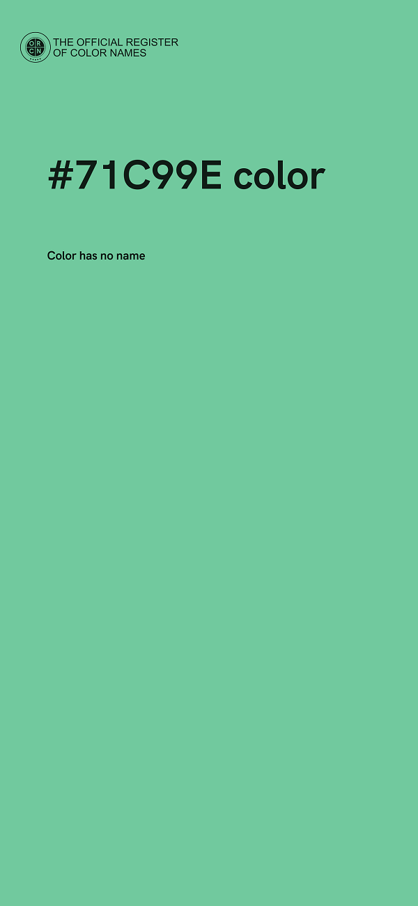 #71C99E color image