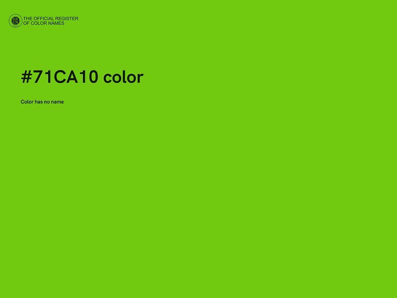 #71CA10 color image