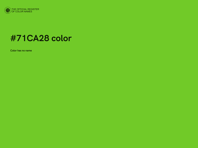 #71CA28 color image