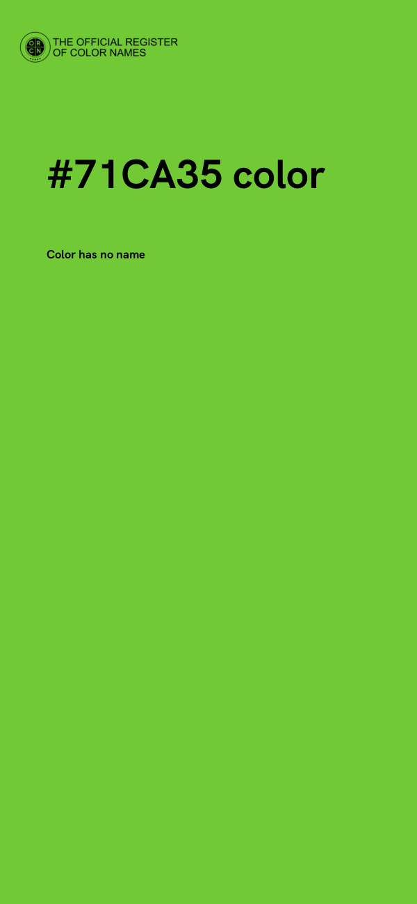 #71CA35 color image