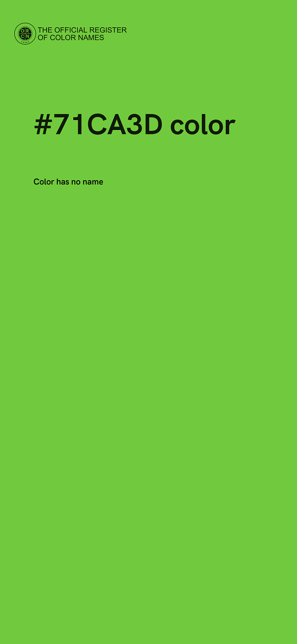 #71CA3D color image