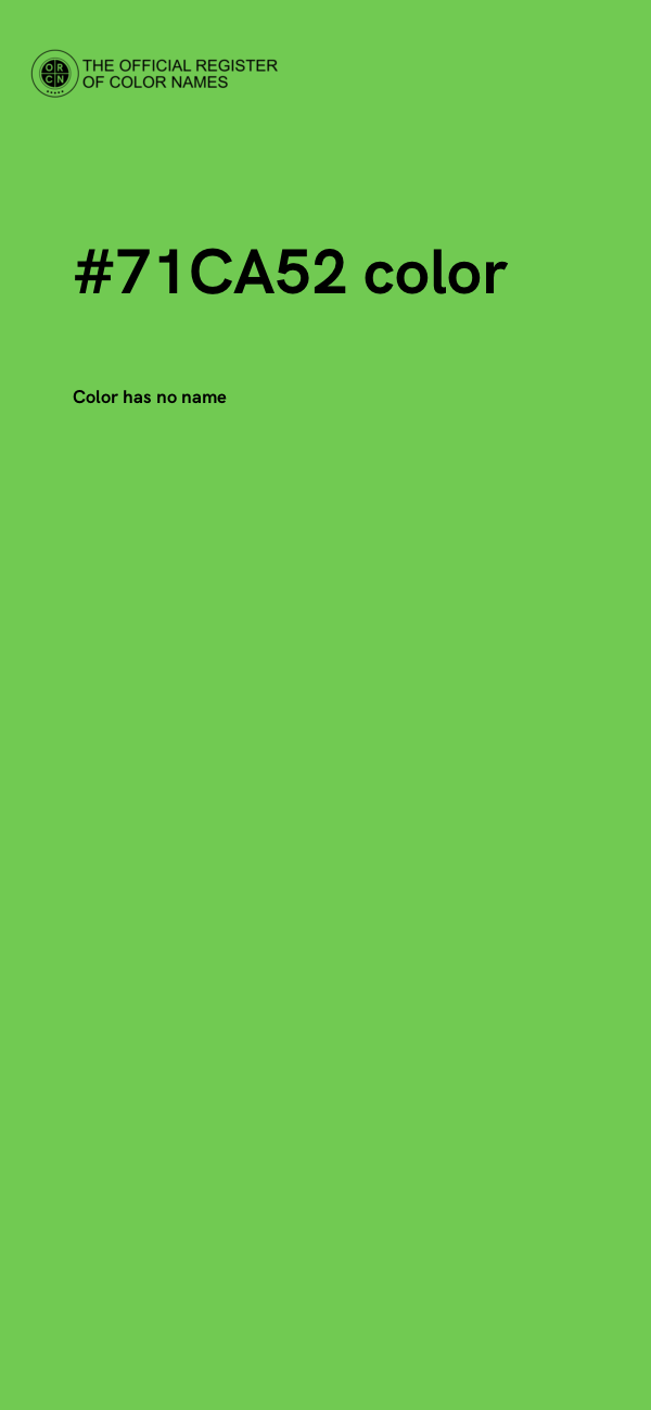 #71CA52 color image