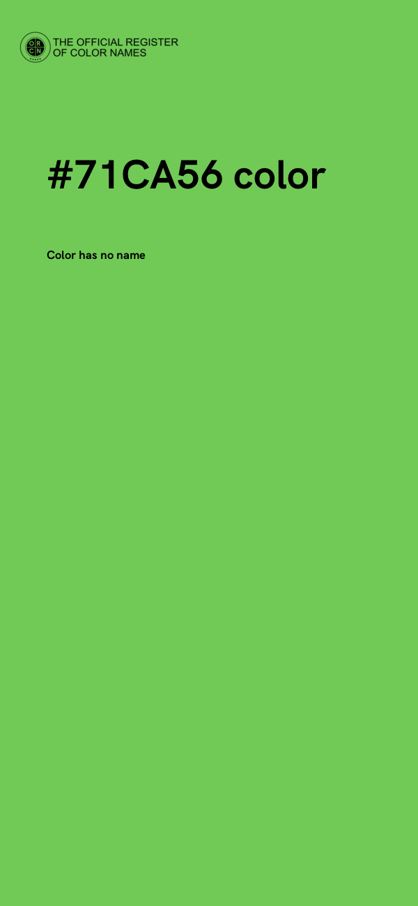#71CA56 color image