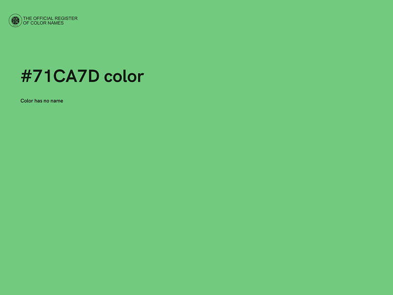 #71CA7D color image