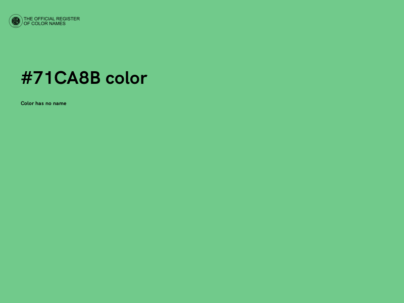 #71CA8B color image