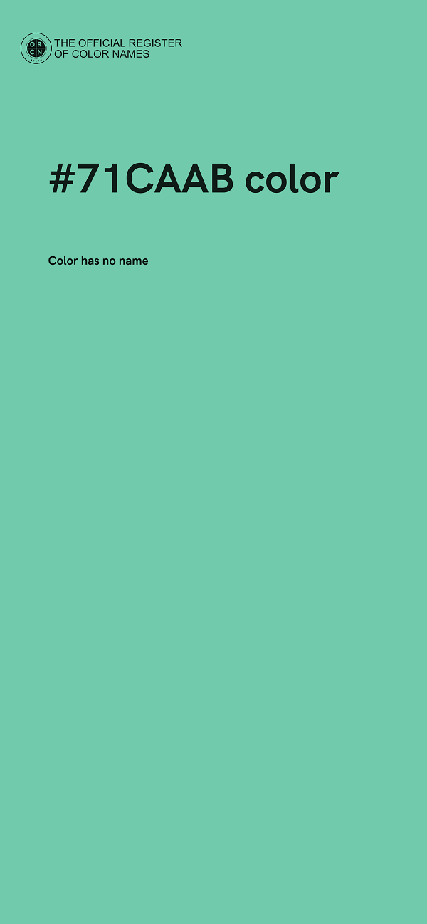 #71CAAB color image