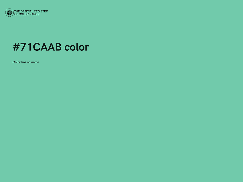 #71CAAB color image