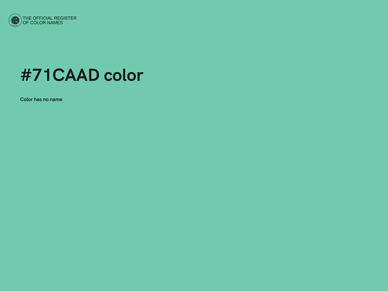 #71CAAD color image