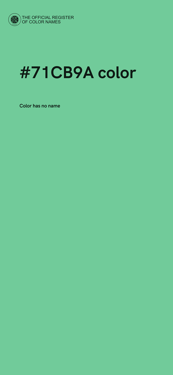 #71CB9A color image