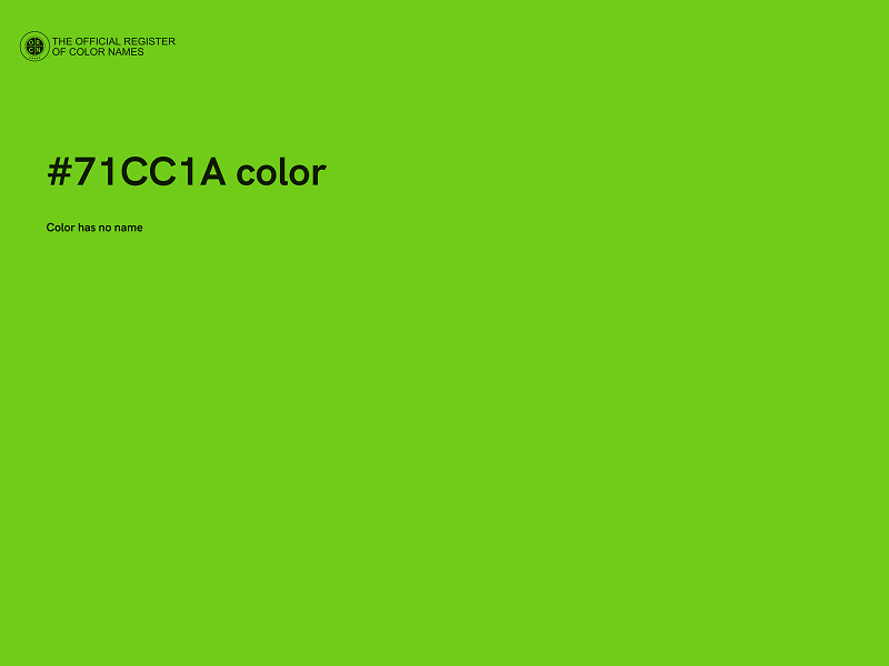 #71CC1A color image