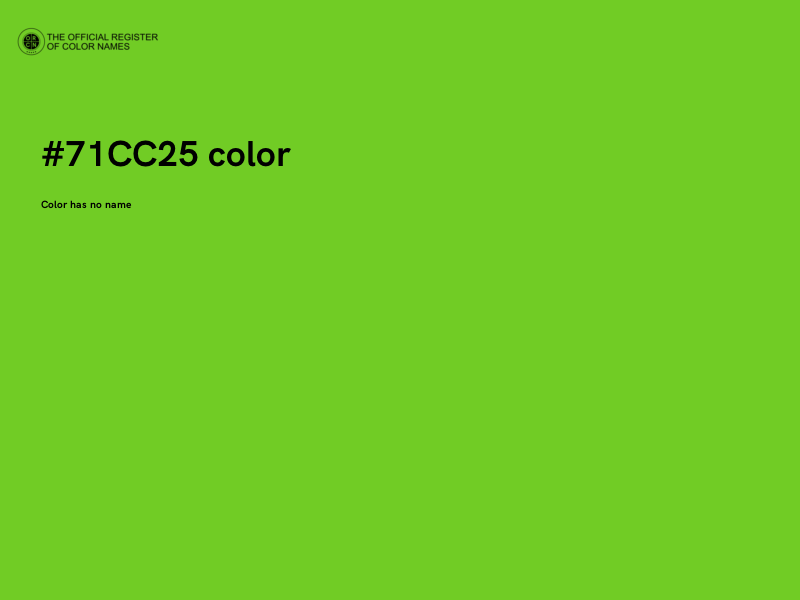 #71CC25 color image