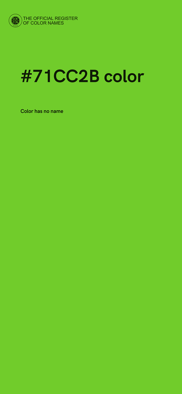 #71CC2B color image