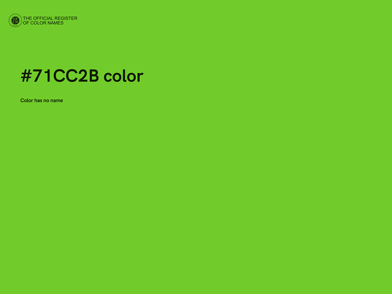 #71CC2B color image
