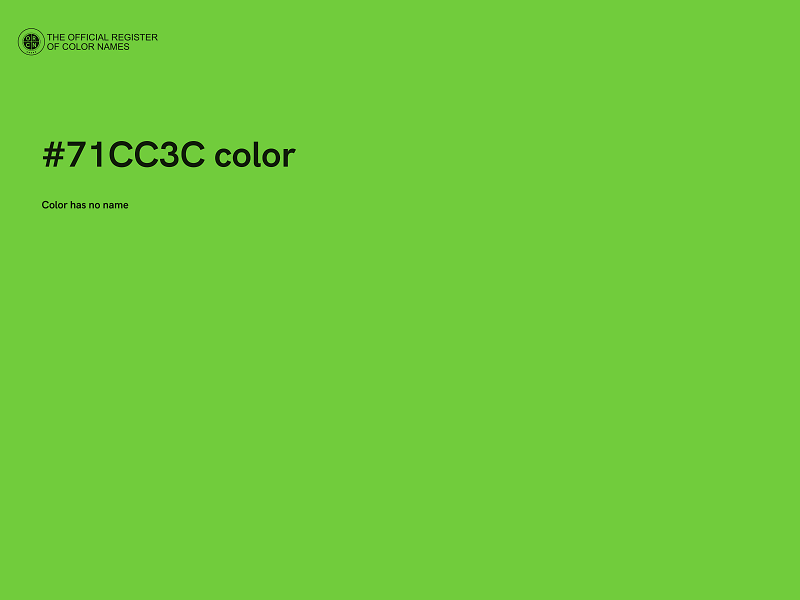 #71CC3C color image