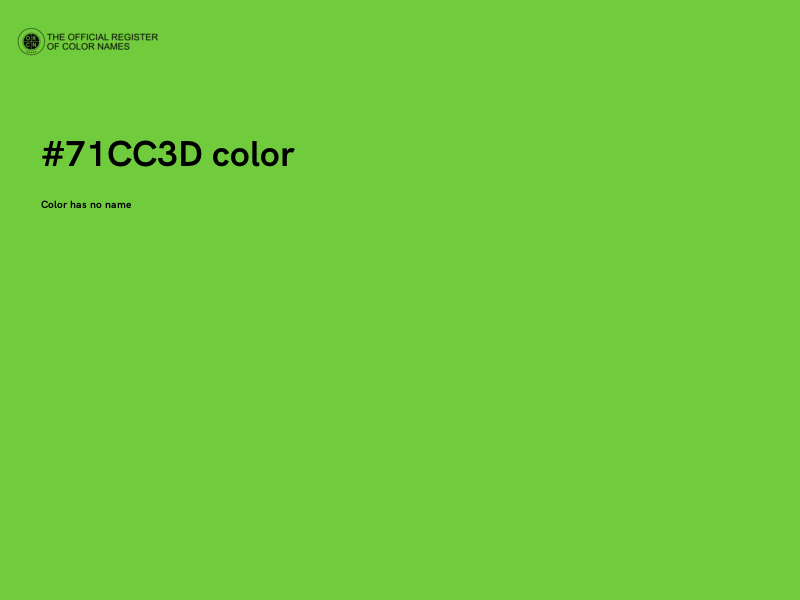 #71CC3D color image