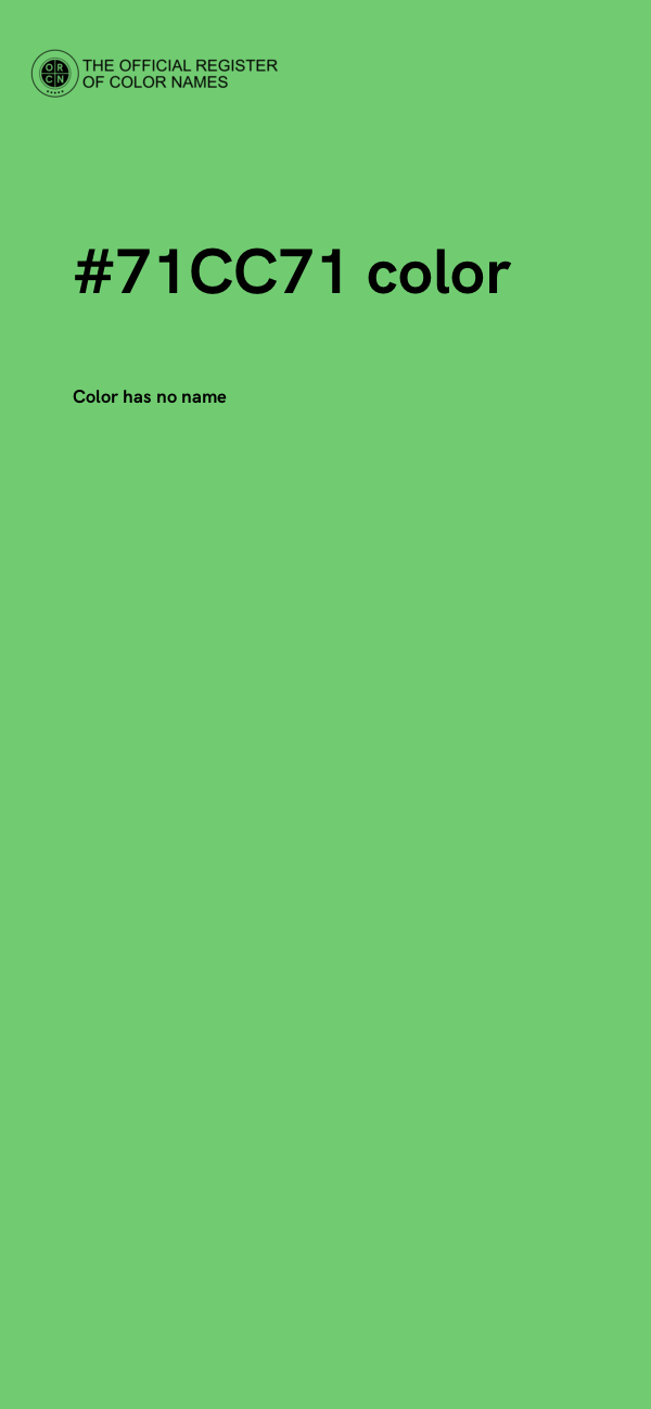 #71CC71 color image