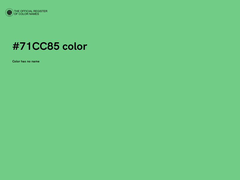 #71CC85 color image