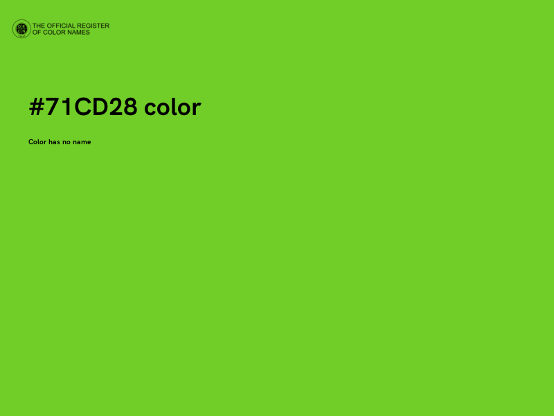 #71CD28 color image