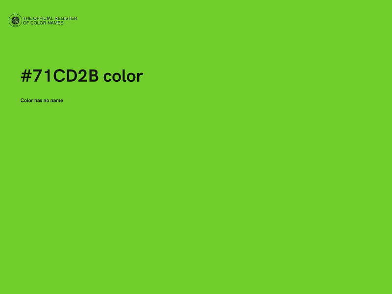 #71CD2B color image