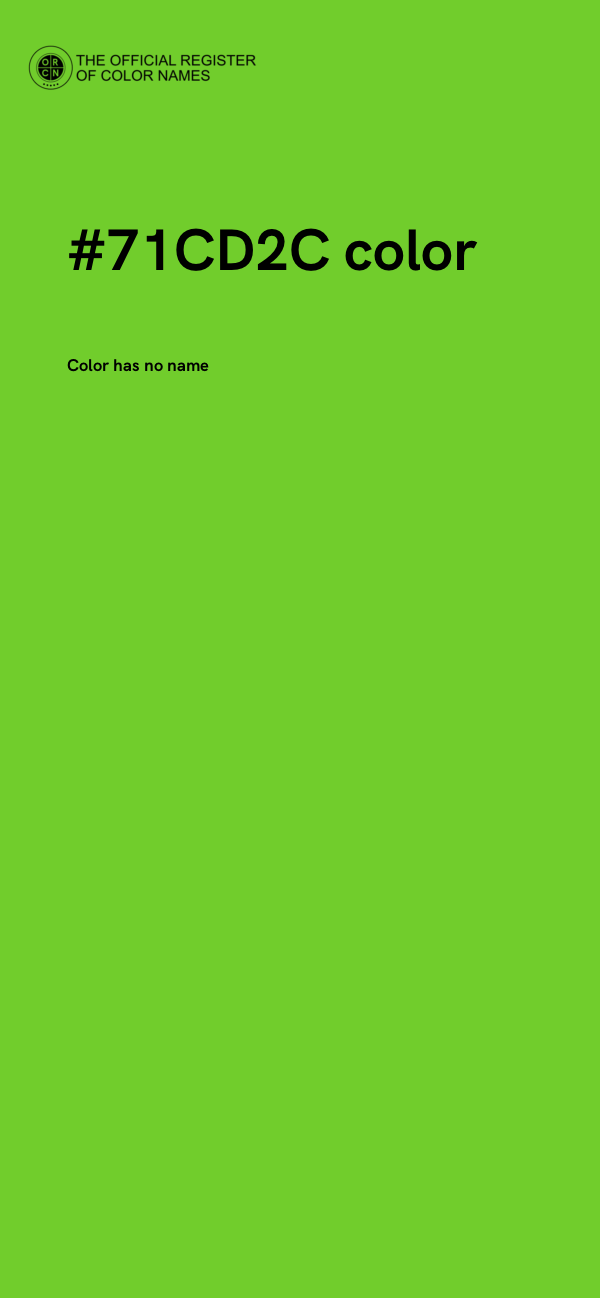 #71CD2C color image