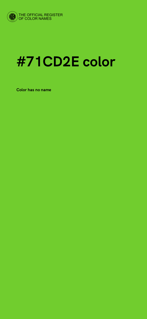 #71CD2E color image