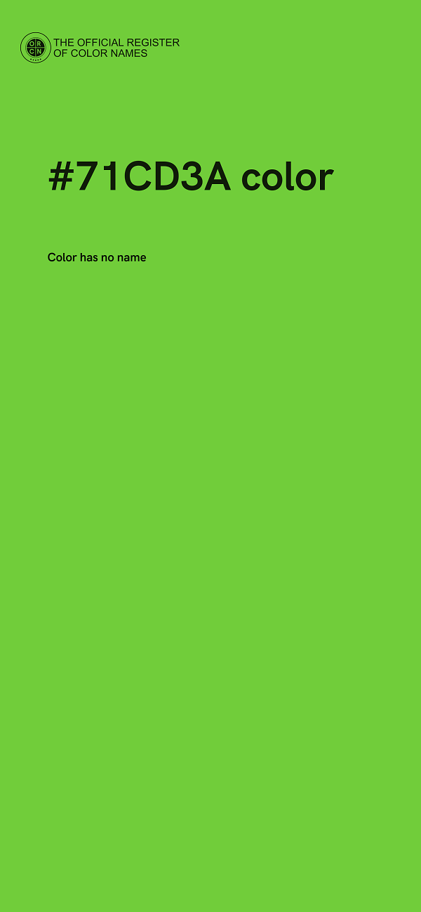 #71CD3A color image