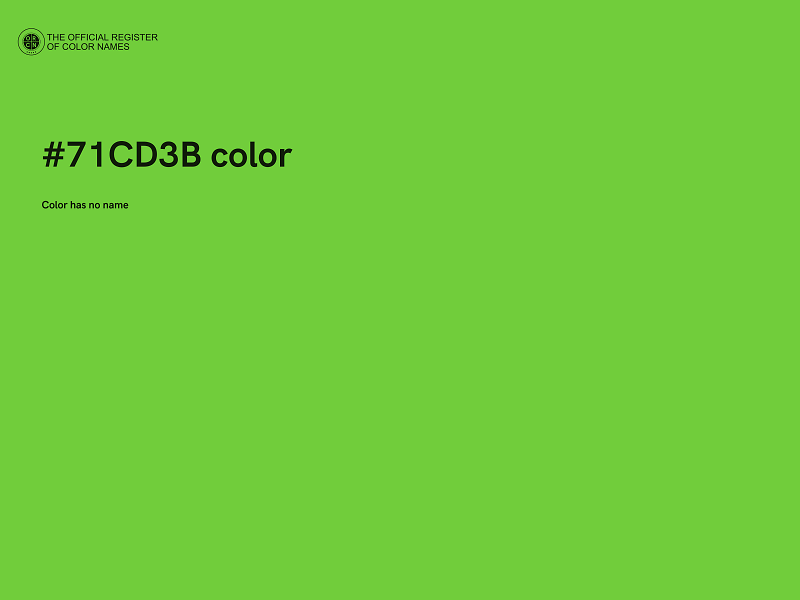 #71CD3B color image