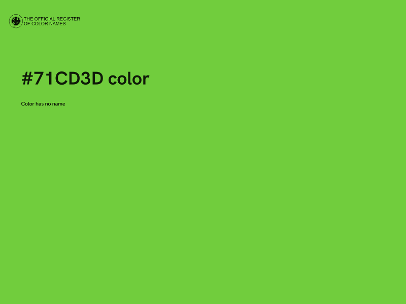 #71CD3D color image