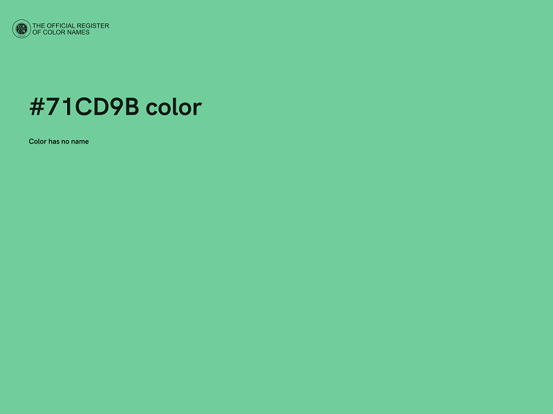 #71CD9B color image