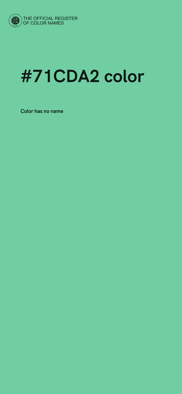 #71CDA2 color image