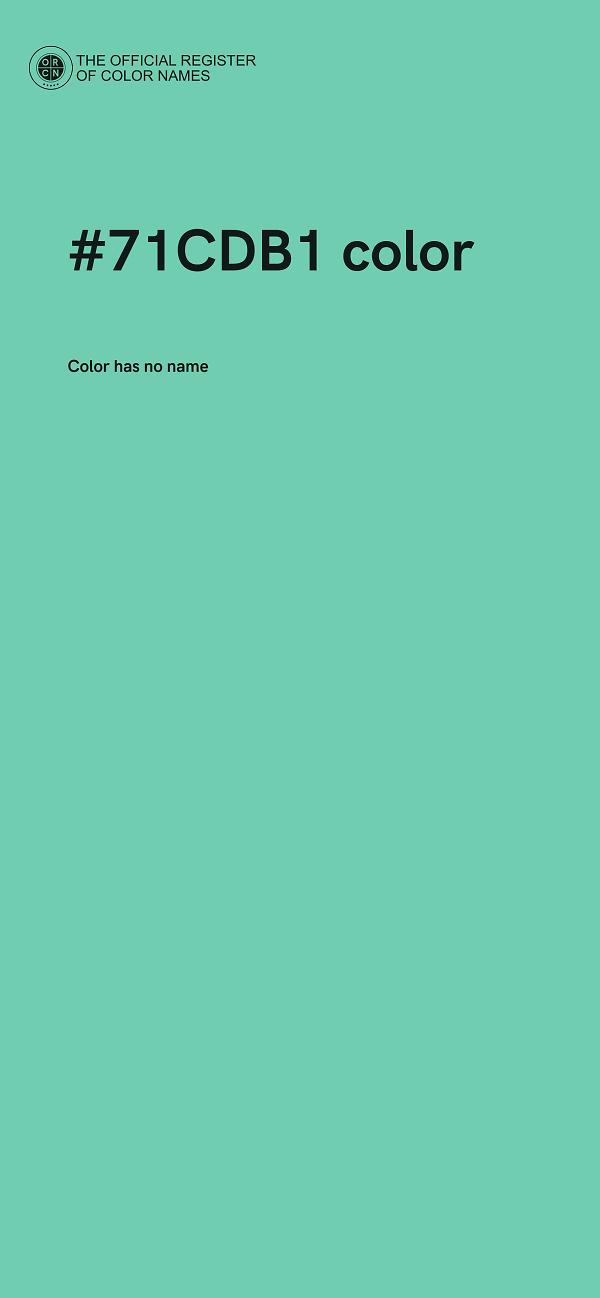 #71CDB1 color image