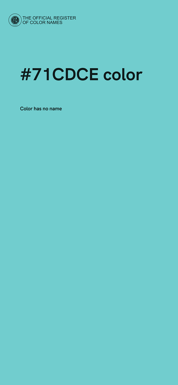 #71CDCE color image