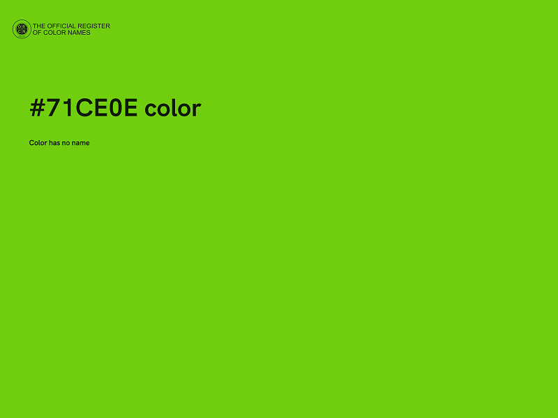 #71CE0E color image