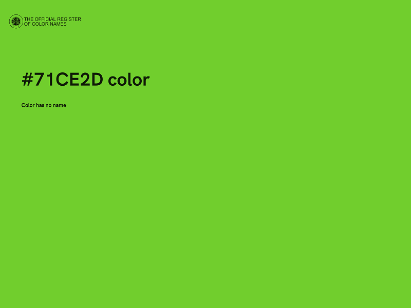 #71CE2D color image