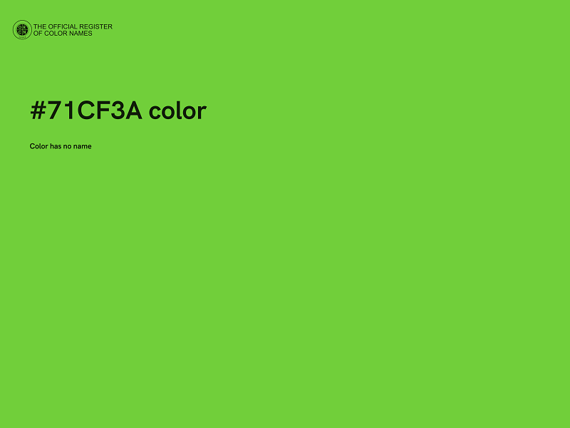 #71CF3A color image