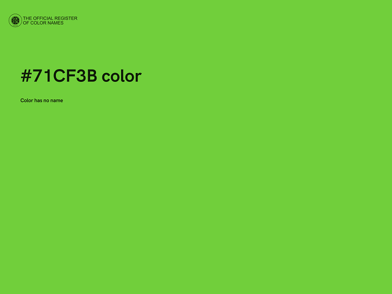 #71CF3B color image