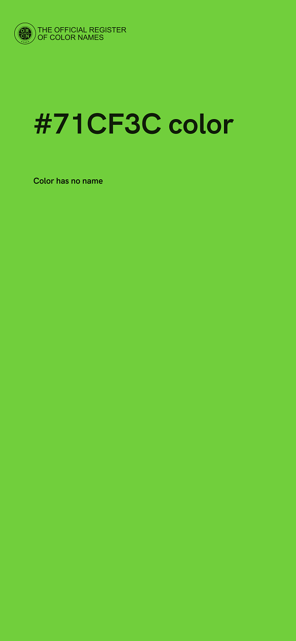 #71CF3C color image