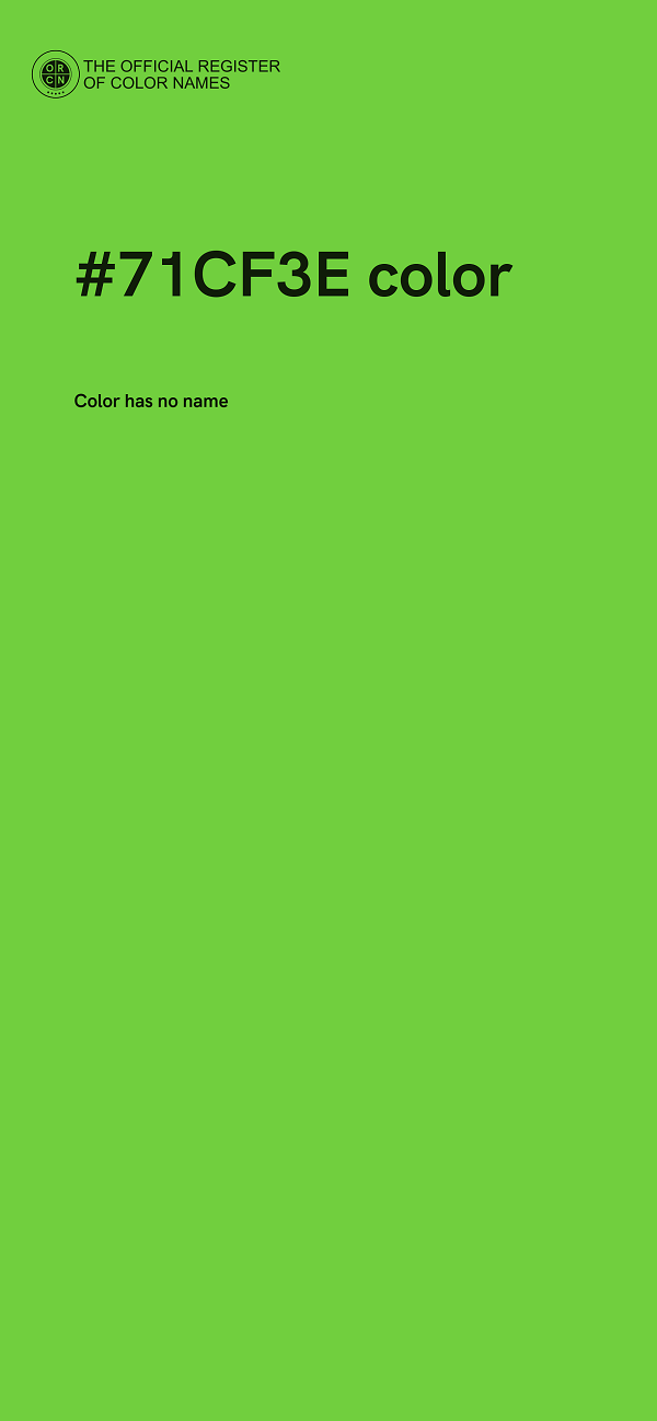 #71CF3E color image