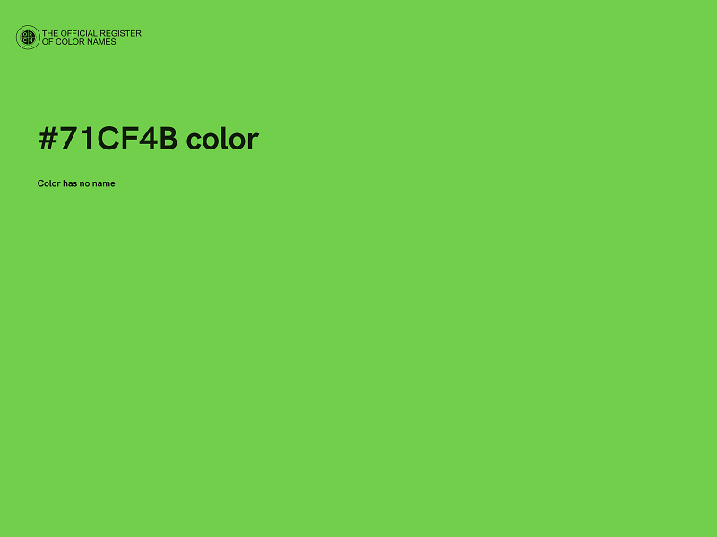 #71CF4B color image